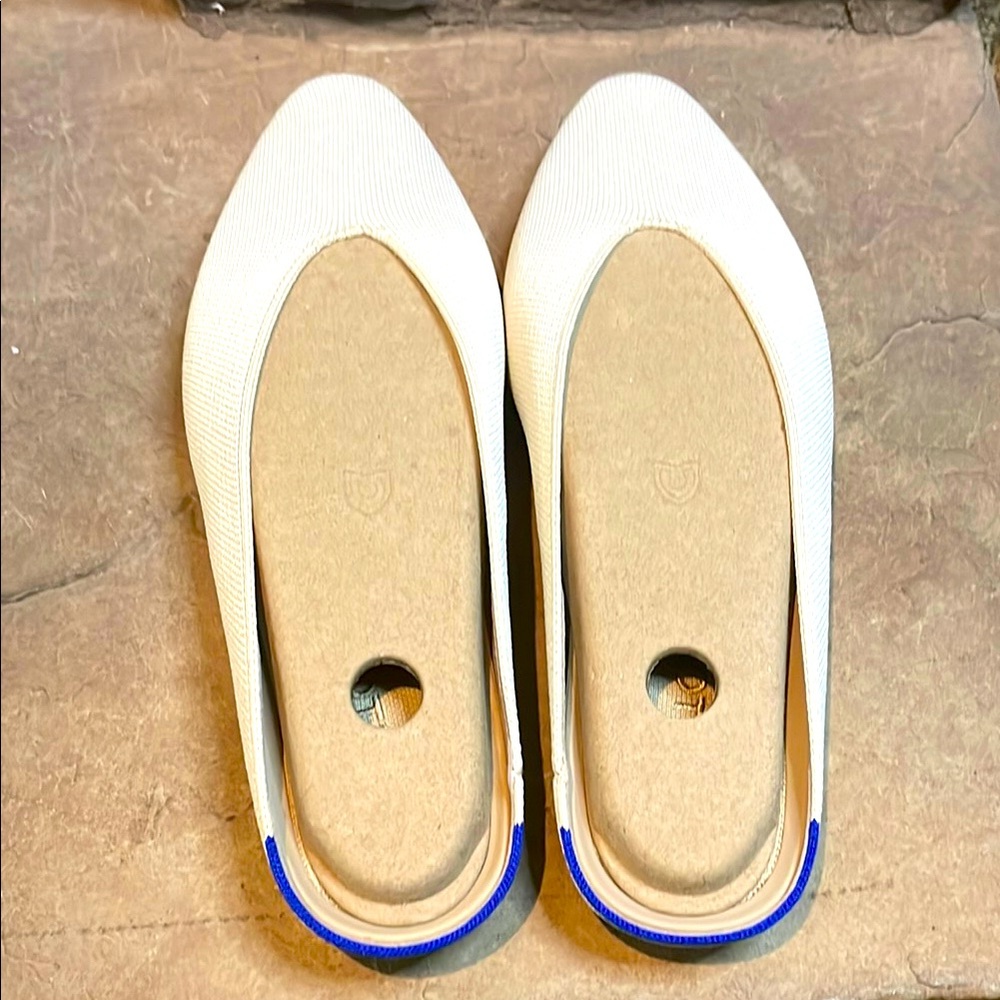 Rothy’s Vanilla Beam Almond Toe Demi’s Women’s Size 9.5